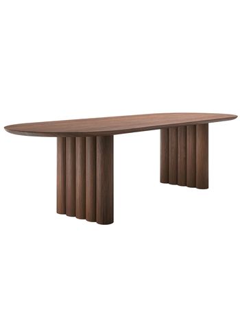 dk3 - Spisebord - Plush Table Oval - Walnut
