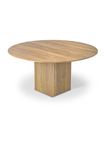 dk3 - Spisebord - Ten Table Round - Fast Bordplade - Oiled Oak