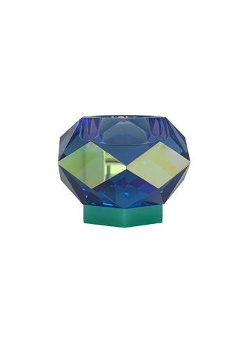 eden outcast - Kerzenhalter - Glam Tealight Holder - Glam Blue Opal