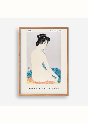 Empty Wall - Poster - Goyõ Hashiguchi - Woman After a Bath