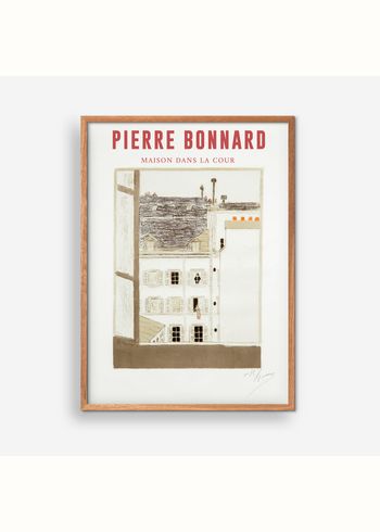 Empty Wall - Plakat - Pierre Bonnard - Maison Dans La Cour