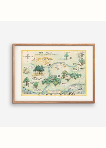 Empty Wall - Poster - Winnie The Pooh - Hundred Acre Wood
