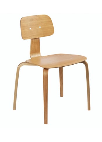 Engelbrechts - Chaise - KEVI 2070 - Oak/Wood frame