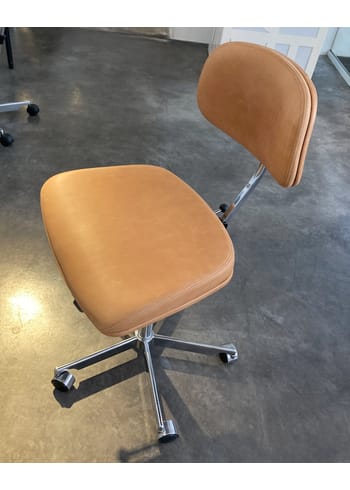 Montana - Kancelárske kreslo - KEVI 2534U Office Chair - Vintage cognac/polished chrome