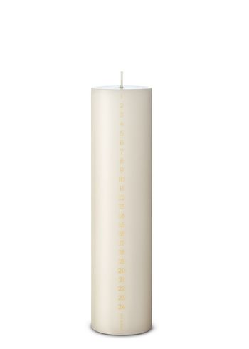 Ester&Erik - Blockljus - Calendar candles by Ester&Erik - Ivory