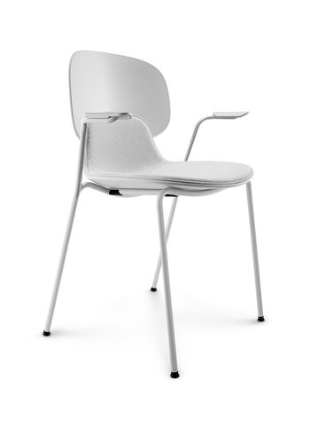 Eva Solo - Stoel - Combo chair w. armrests - White / Seat Upholstered