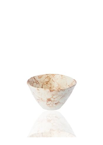 Familianna - Salud - Marble Conic Bowl - Marble Rust