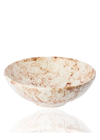 Familianna - - Marble Serving Bowl - Marble Rust