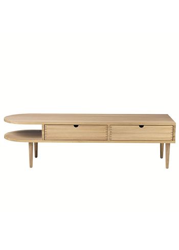FDB Møbler / Furniture - Panchina - F24 Radius by Diana Claudia Mot and Isabella Bergstrøm - Oak / Natural