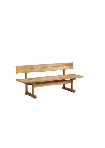 FDB Møbler / Furniture - Bänk - M16 - Ermelunden - Bench with back - Termoask