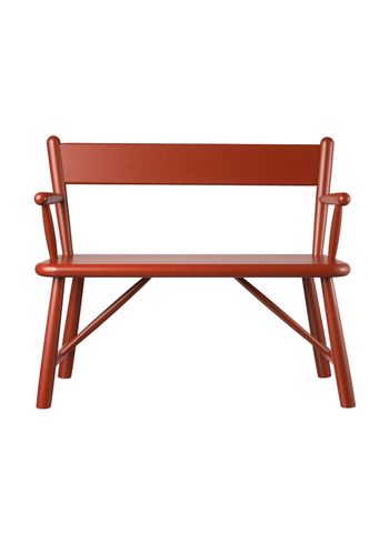 FDB Møbler / Furniture - Børnestol - P11 af Børge Mogensen - Birk / Rød