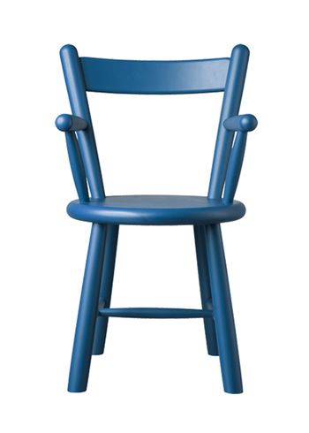 FDB Møbler / Furniture - Børnestol - P9 af Børge Mogensen - Birk / Blå