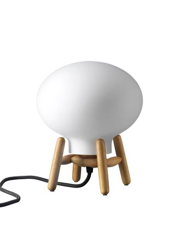 FDB Møbler / Furniture - Lampada da tavolo - U6 - Hiti Mini - Eg / Opalt Glas