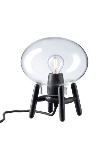 FDB Møbler / Furniture - Table Lamp - U6 - Hiti Mini - Sort Eg / Klart Glas