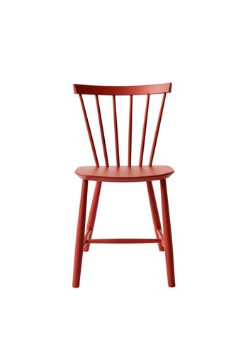 FDB Møbler / Furniture - Silla - J46 by Poul M. Volther - Beech/Red