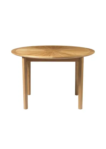 FDB Møbler / Furniture - Table de jardin - M27 - Sammen - Rundt Havebord - Solid Teak Natural Oiled