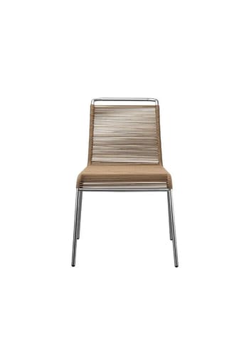 FDB Møbler / Furniture - Puutarhatuoli - M20 Outdoor Chair - Stål / Brun Meleret