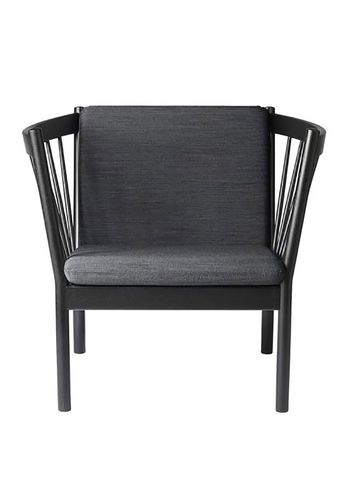 FDB Møbler / Furniture - Nojatuoli - J146 by Erik Ole Jørgensen - Black Oak/Dark Grey