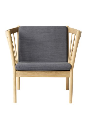 FDB Møbler / Furniture - Lænestol - J146 af Erik Ole Jørgensen - Eg/Antracit Grå