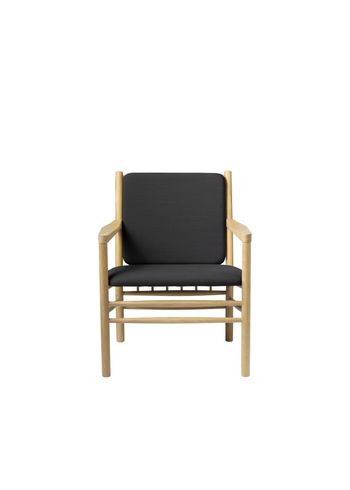 FDB Møbler / Furniture - Lænestol - J147 - Lænestol - Eg/Natur/Mørkegrå