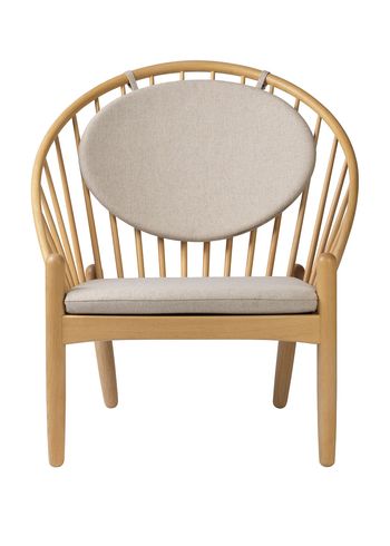 FDB Møbler / Furniture - Armchair - J166 by Poul M. Volther - Eg/Natur - Beige (Upminster 20)