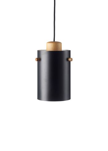 FDB Møbler / Furniture - Hängande lampa - U10 - Asnæs - Oak / Nature, Black (RAL 9005)