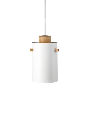 FDB Møbler / Furniture - Pendant lamp - U10 - Asnæs - Oak / Nature, White (RAL 9016)