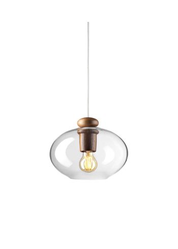 FDB Møbler / Furniture - Pendulum - U2 - Hiti - Walnut/ white cord/ clear glass