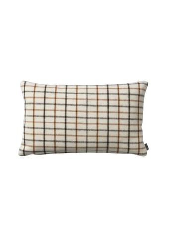 FDB Møbler / Furniture - Pillow - Pude - R16 Slotsholmen - Brown / Black / White - Large