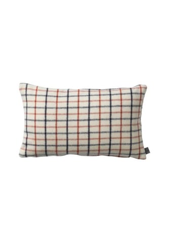 FDB Møbler / Furniture - Pillow - Pude - R16 Slotsholmen - Red / Black / White - Large