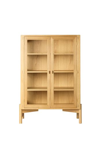 FDB Møbler / Furniture - Vitrinskåp - A90 Boderne - Glas Cabinet - Oak - Lav