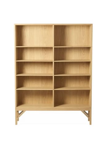 FDB Møbler / Furniture - Kirjahylly - A154 - Reol - Oak - Lacquered