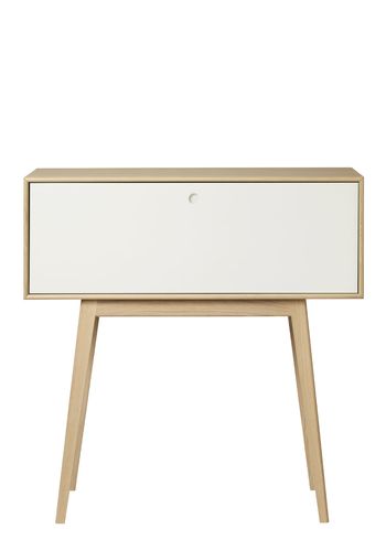 FDB Møbler / Furniture - Étagère - A84 by Foersom & Hiort-Lorenzen - Nature/White
