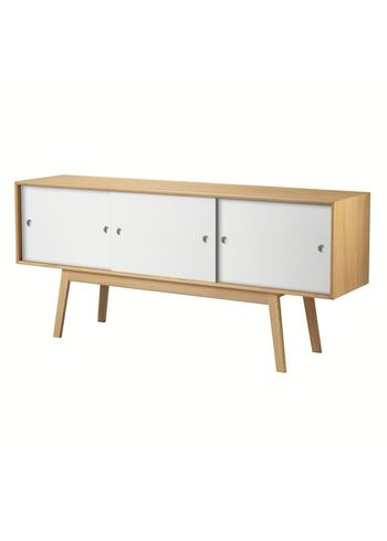 FDB Møbler / Furniture - Crédence - A85 Butler by Foersom & Hiort-Lorenzen - Nature/White