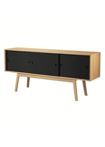 FDB Møbler / Furniture - Sideboard - A85 Butler by Foersom & Hiort-Lorenzen - Nature/Black