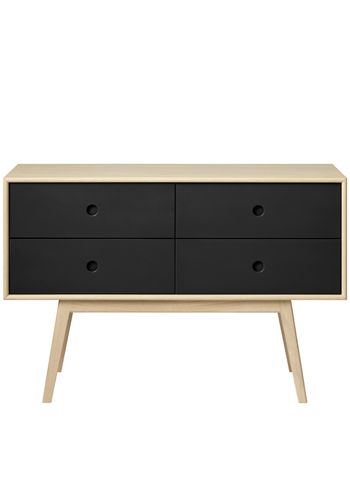 FDB Møbler / Furniture - Skænk - F22 af Foersom & Hiort-Lorenzen - Natur/Sort