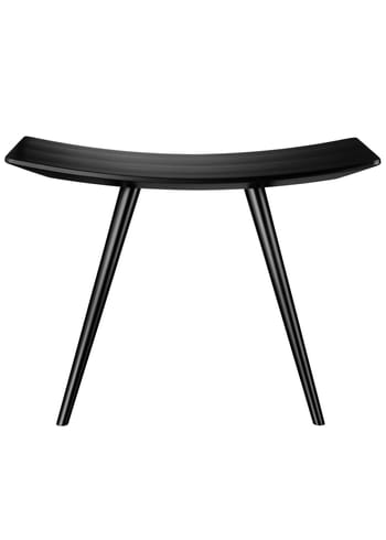 FDB Møbler / Furniture - Jakkara - J154 Mikado Stool by Foersom & Hiort-Lorenzen - Black lacquered Beech / Black frame