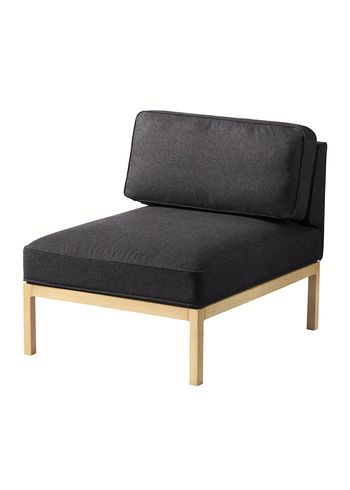 FDB Møbler / Furniture - Couch - L37, 7-9-13, Center - Onyx 70