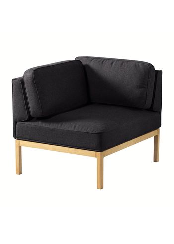 FDB Møbler / Furniture - Couch - L37, 7-9-13, Corner Left - Onyx 70