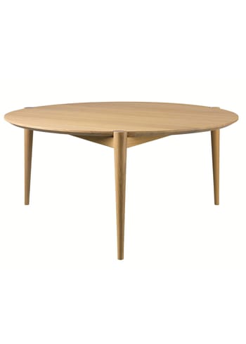 FDB Møbler / Furniture - Sohvapöytä - D102 Søs Coffee Table by Stine Weigelt - Oak / Nature / Large