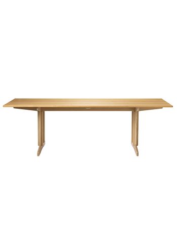 FDB Møbler / Furniture - Dining Table - C64 Shaker by Børge Mogensen - Egetræsfinér - L220