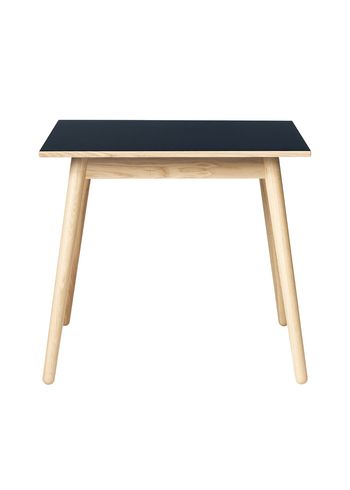FDB Møbler / Furniture - Spisebord - C35A af Poul M. Volther - Natur Lakeret Eg / Blå
