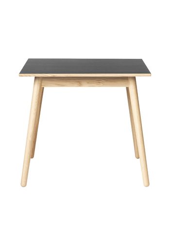 FDB Møbler / Furniture - Dining Table - C35A by Poul M. Volther - Natural Lacquered Oak / Black