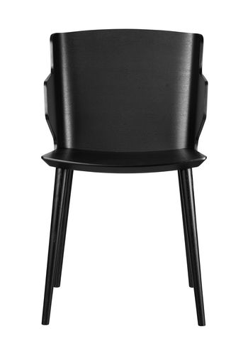 FDB Møbler / Furniture - Stol - J155 Yak af Tom Stepp - Eg / Sort / Med armlæn
