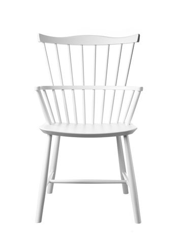 FDB Møbler / Furniture - Chair - J52B by Børge Mogensen - Beech / White / Lacquered