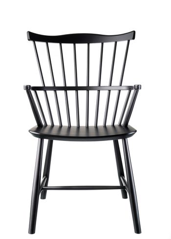 FDB Møbler / Furniture - Chaise - J52B by Børge Mogensen - Beech / Black / Lacquered