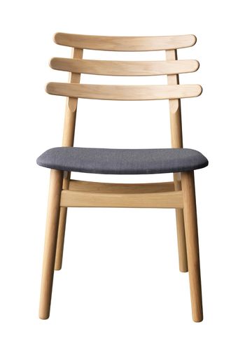 FDB Møbler / Furniture - Silla - J48 by Poul M. Volther - Oak / Anthracite