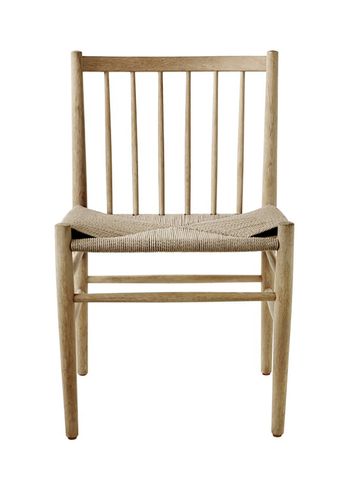 FDB Møbler / Furniture - Chair - J80 by Jørgen Bækmark - Nature Oak/Nature Wicker - Oiled