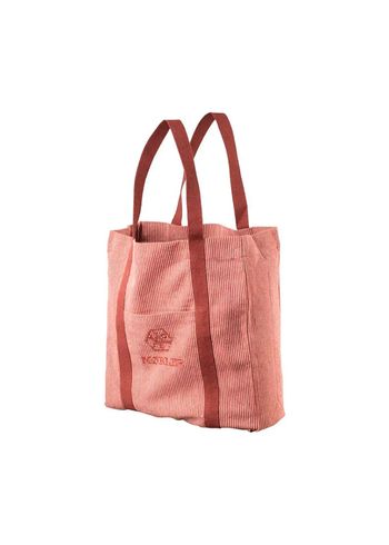 FDB Møbler / Furniture - Bag - R15 Colorline Tote Bag - White / Rust Red - Small