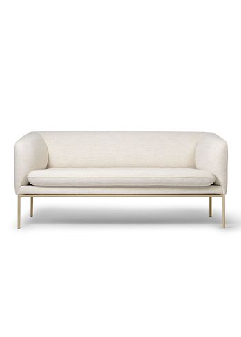 Ferm Living - Sofá de 2 pessoas - Turn Sofa / 2-seater - Cashmere - Boucle - Off-White